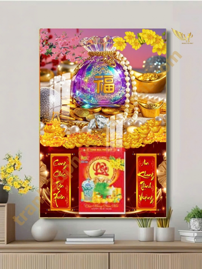 Lịch Gỗ Tráng Gương Đinh Mùi 2027