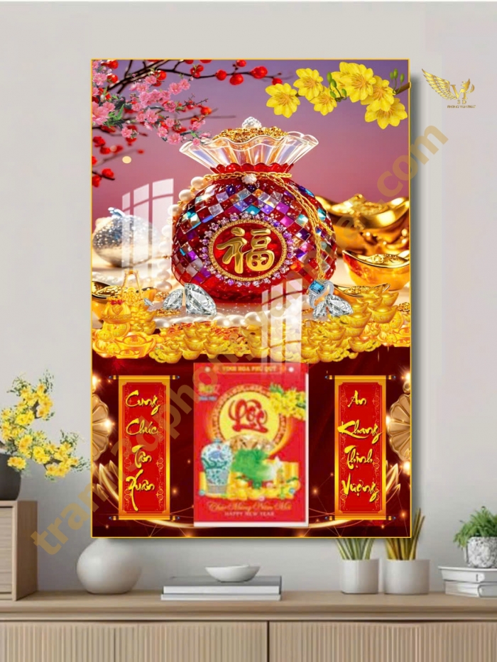 Lịch Gỗ Tráng Gương Đinh Mùi 2027