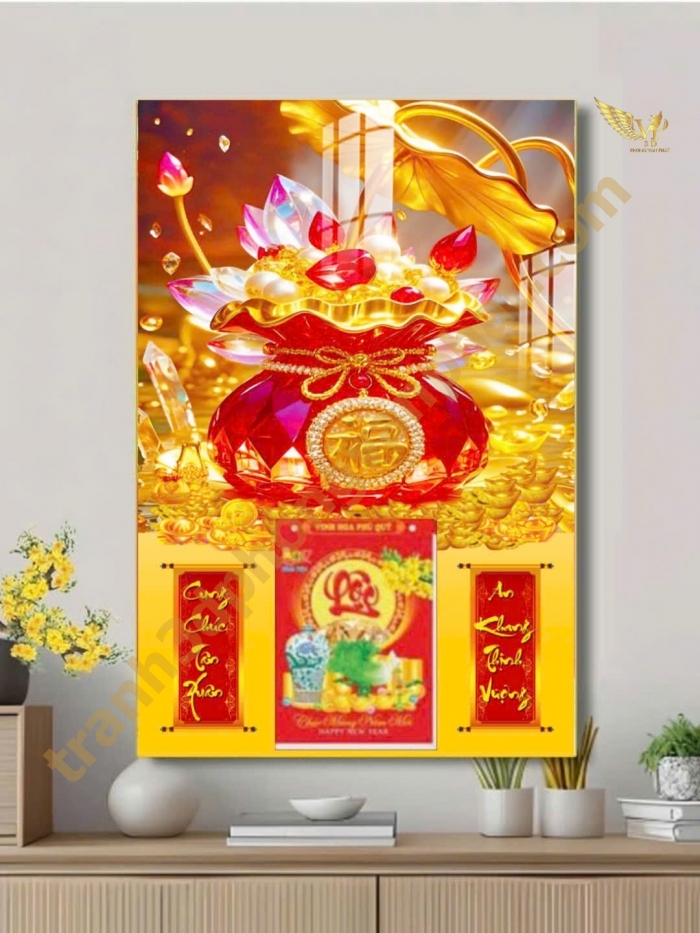 Lịch Gỗ Tráng Gương Đinh Mùi 2027