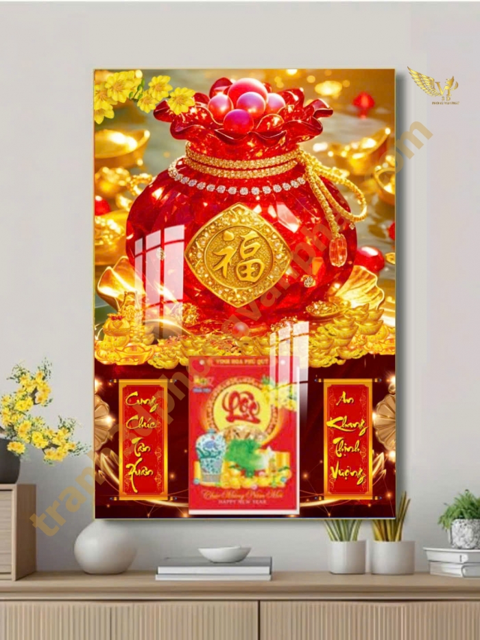 Lịch Gỗ Tráng Gương Đinh Mùi 2027