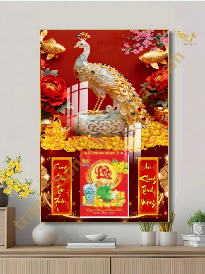 Lịch Gỗ Tráng Gương Đinh Mùi 2027