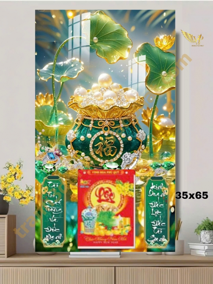 Lịch Gỗ Tráng Gương Đinh Mùi 2027