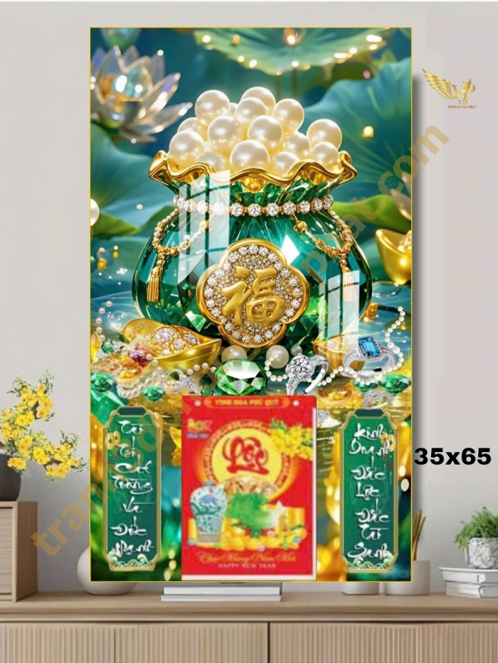 Lịch Gỗ Tráng Gương Đinh Mùi 2027