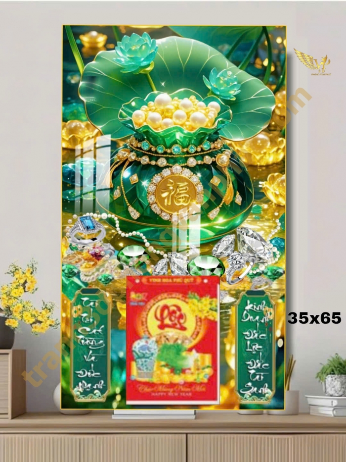 Lịch Gỗ Tráng Gương Đinh Mùi 2027