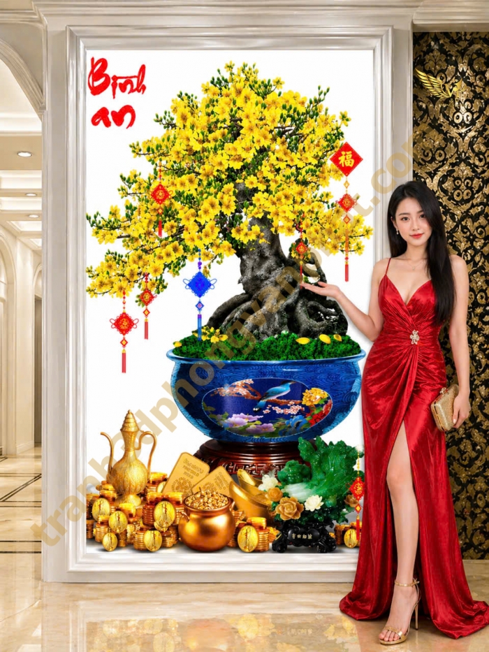  Tranh Hoa Mai Vàng – Ý Nghĩa Phong Thủy, Vẻ Đẹp Và Cách Chọn Tranh Mang Tài Lộc