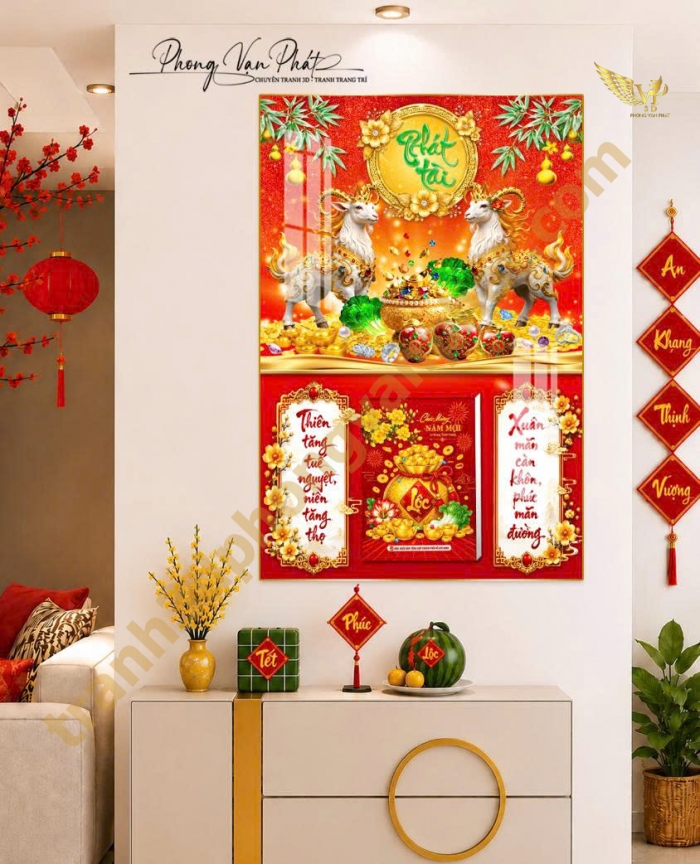 Lịch gổ tráng gương đinh mùi 2027 - Thiết kế lịch theo yêu cầu