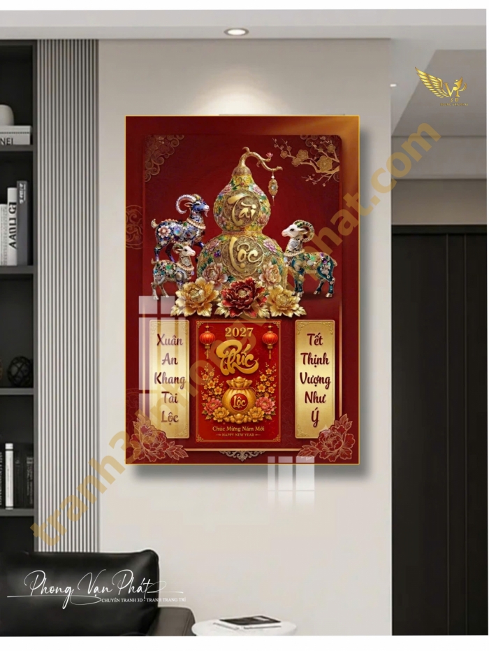 Lịch Gỗ Tráng Gương Tết 2027 – Quà Tặng Doanh Nghiệp Sang Trọng