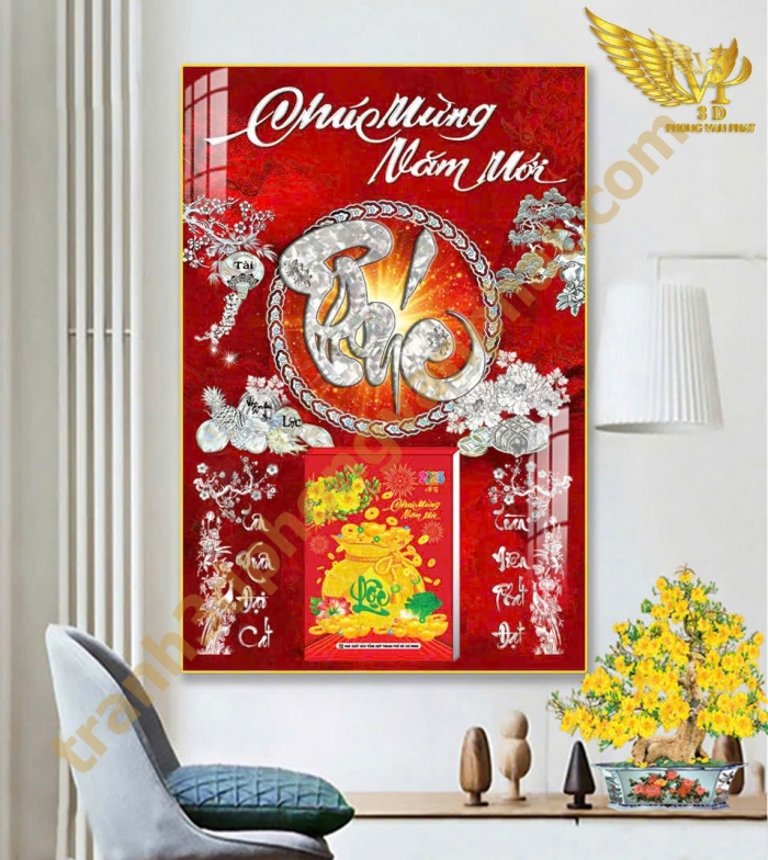 Lịch Gỗ Tráng Gương Tết 2027 – Quà Tặng Doanh Nghiệp Sang Trọng