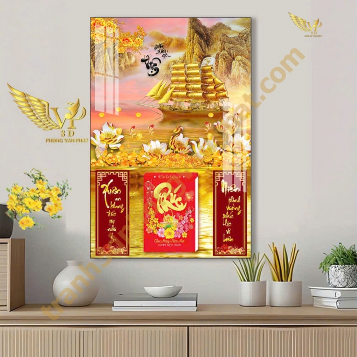 Lịch Gỗ Tráng Gương Tết 2027 – Quà Tặng Doanh Nghiệp Sang Trọng